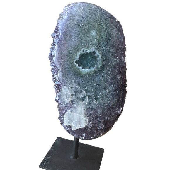 New Amethyst Geode on Stand - Picture 6 of 6